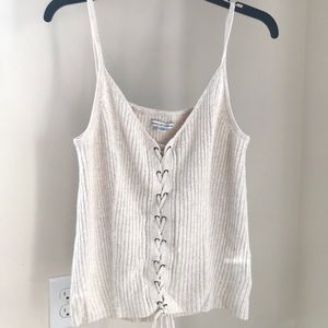 American Eagle | Beige Tank Top| New Size:L